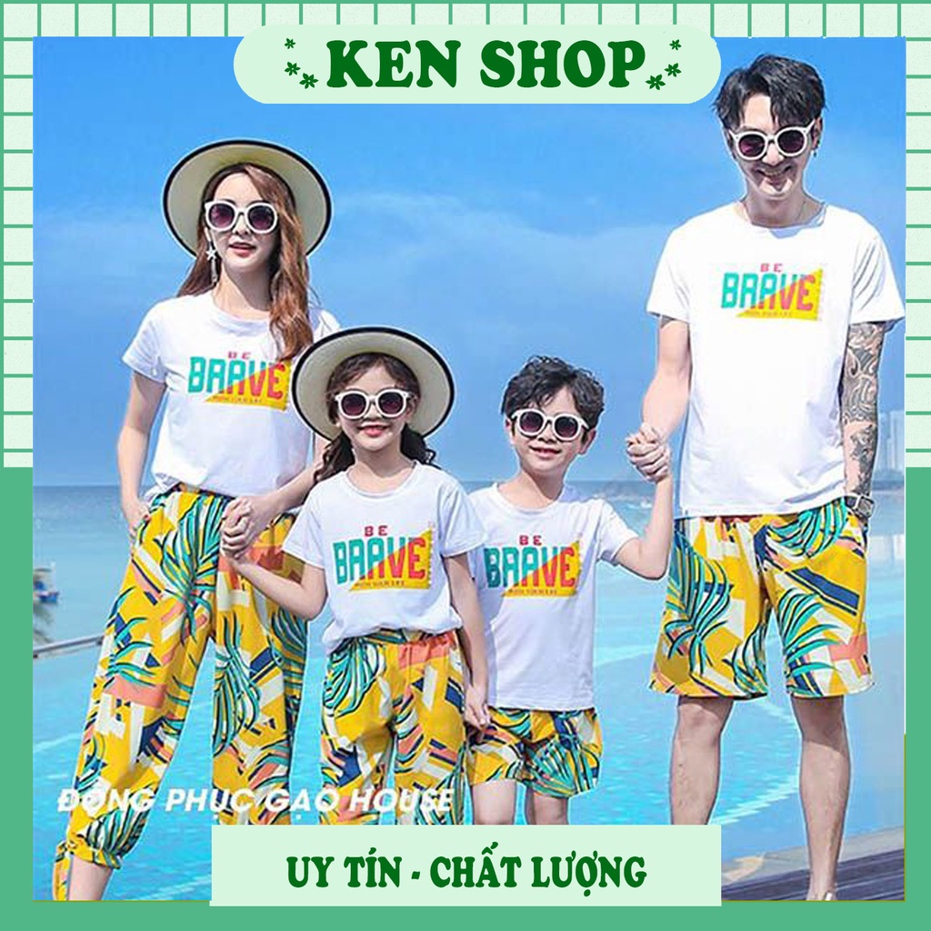 Đồng phục đi biển BRAVE cute ngầu dễ thương đẹp