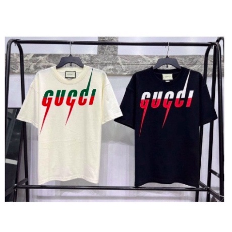 Áo Phông Nam Nữ Gucci in Hình Tia Chớp Áo Thun Gucci BLADE Form Rộng Chất Cotton Hot Trend