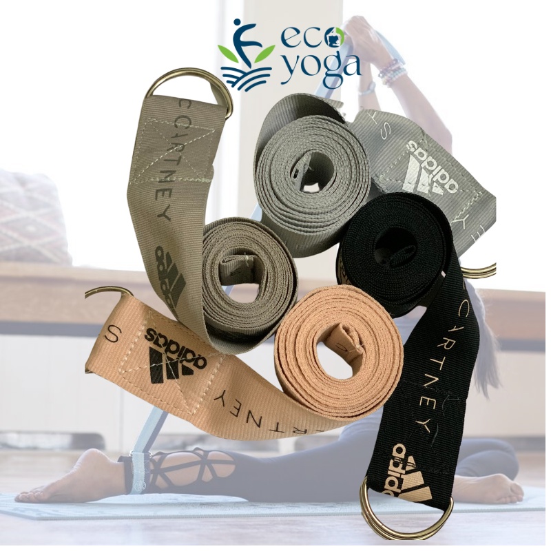 Dây tập Yoga Cotton A didas cao cấp loại tốt giá rẻ 1m8 - Dây đai hỗ trợ kéo giãn chân tay uốn người tập yoga