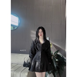 VA575  ĐẦM ĐEN TAY DÀI