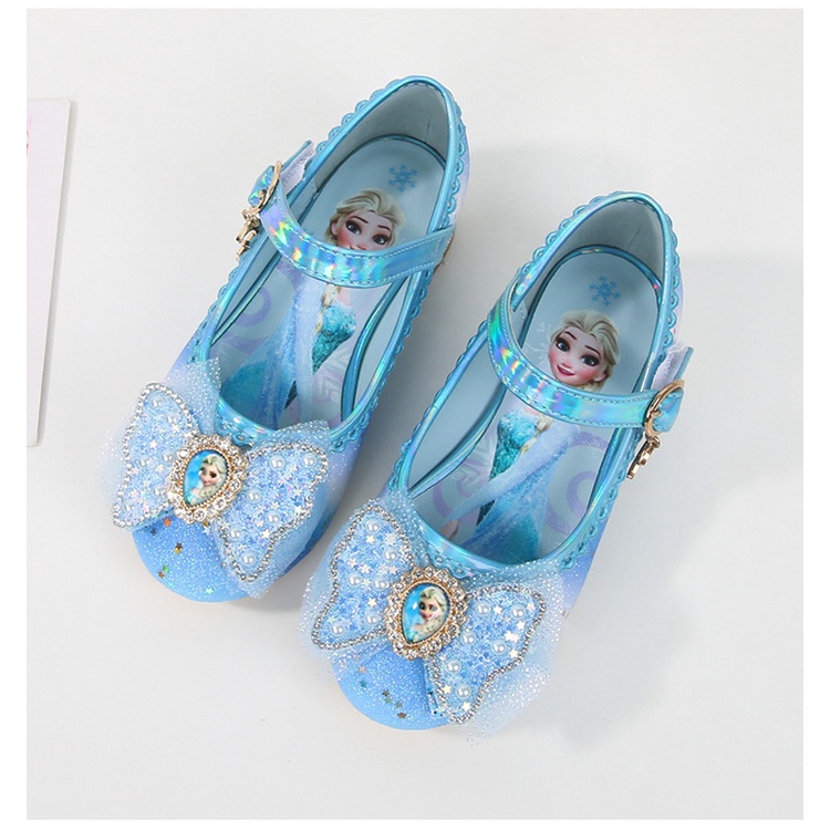 Giày cao gót công chúa Elsa cho bé gái 2-8 tuổi - chất liệu cao cấp êm chân - mẫu mới 2023