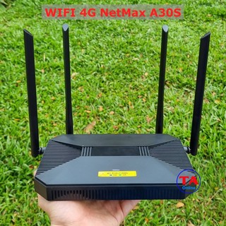 Bộ phát wifi 4g netmax nm-a30s - tốc độ lte 150mbps, wifi chuẩn n 300mbps, hỗ trợ 32 kết nối