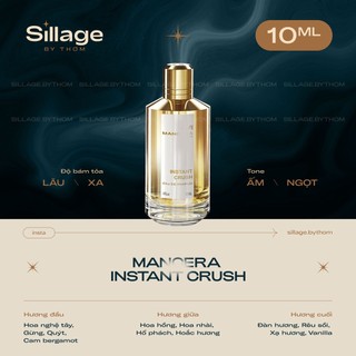 Mancera instant crush edp | mẫu thử nước hoa unisex