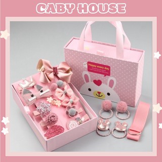 Set phụ kiện tóc dễ thương cho bé gái - caby house
