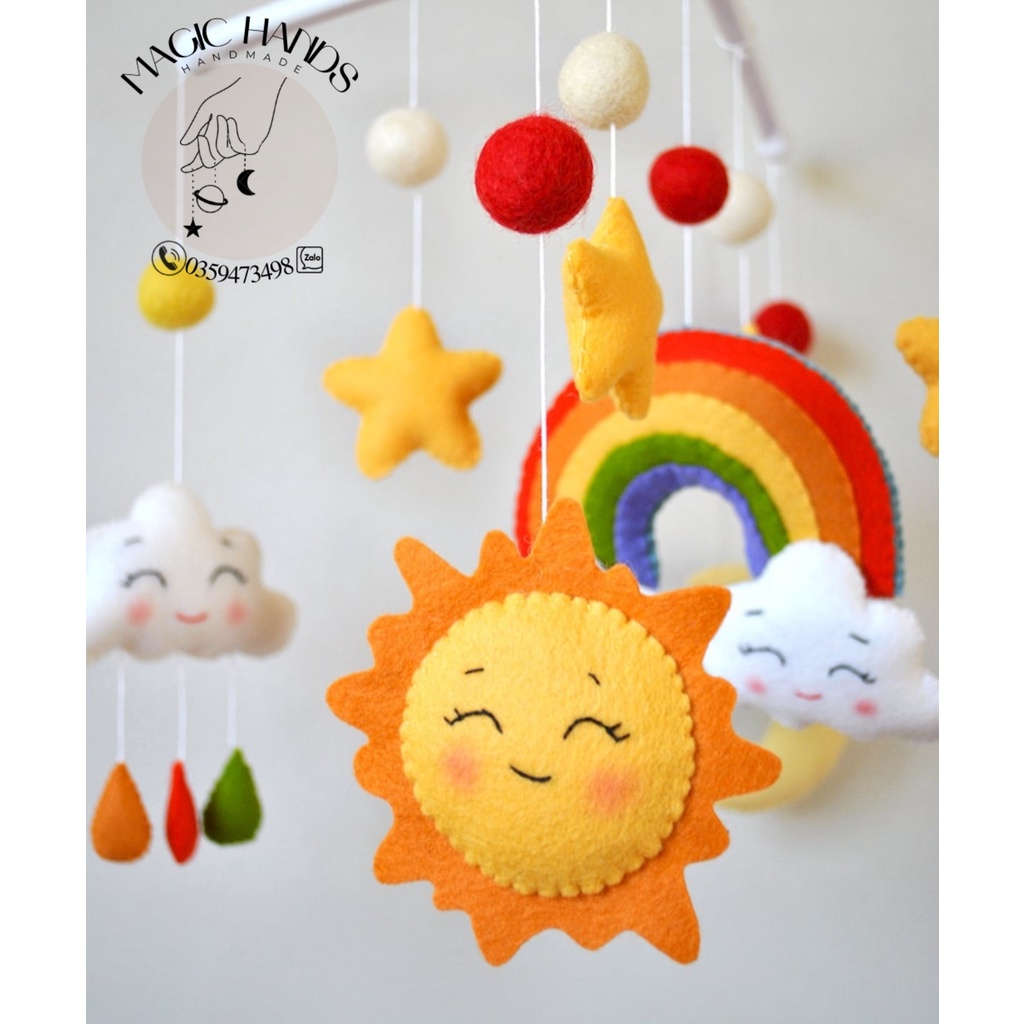 Đồ chơi treo nôi Cầu Vòng