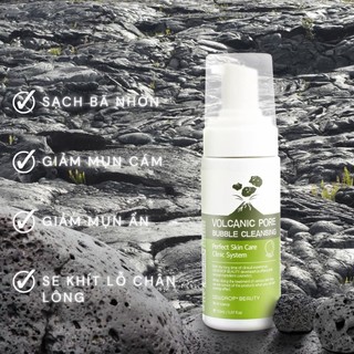 Sữa rửa tạo bọt tro núi lửa Dewdropbeauty