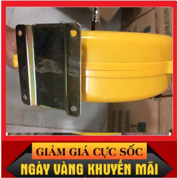 CUỘN DÂY HƠI RÚT TỰ ĐỘNG 9MÉT được dùng để cấp khí nén cho các loại súng bắn bulong, bắn đinh, phun sơn,