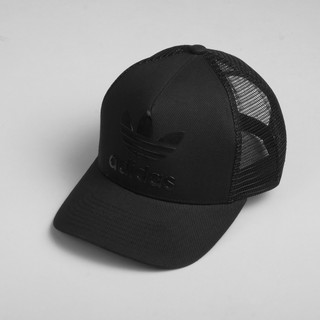 (Hàng chuẩn auth) Adidas trucker tref cap in black/ Mũ lưỡi trai adidas lưới ba lá đen