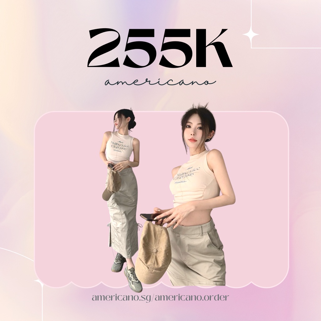 [255K] Đầm/Set Americano 255