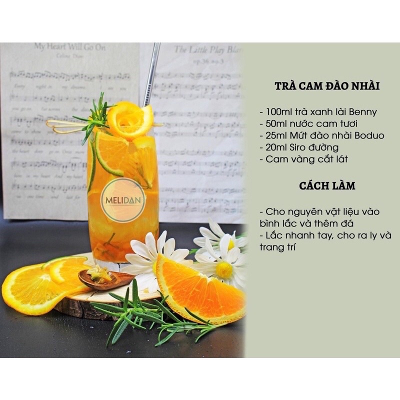 Mứt đào nhài Boduo hộp 1kg