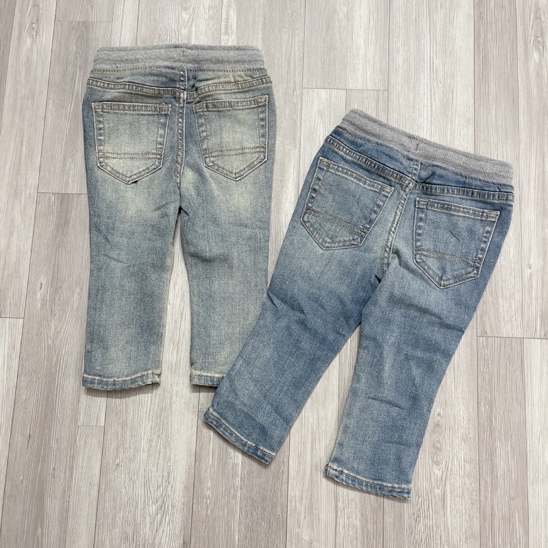 XD- Quần jeans phối cạp thun size 12m-5y