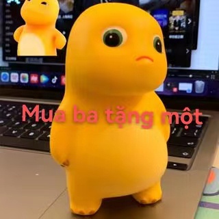 Đồ Chơi Nắn Bóp Đàn Hồi Giảm Stress Hình Rồng Sữa