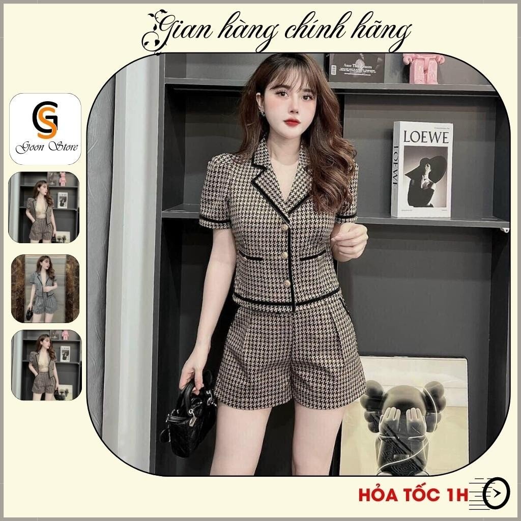 Set đồ nữ thời trang kiểu vest phong cách trẻ trung, năng động
