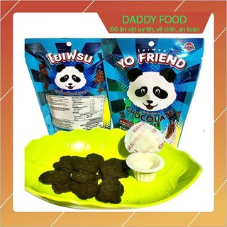 Bánh gấu yo friend socola chấm kem sữa thái lan