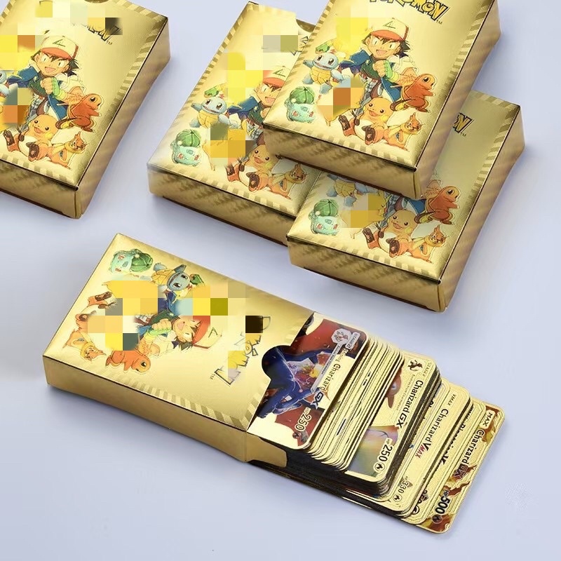 Thẻ Pokemon tiếng anh cao cấp hộp 55 thẻ và hộp 27 thẻ hàng đẹp
