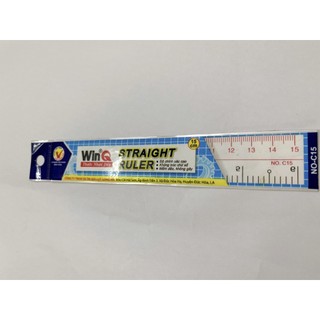Thước nhựa dẻo thẳng Win 15cm