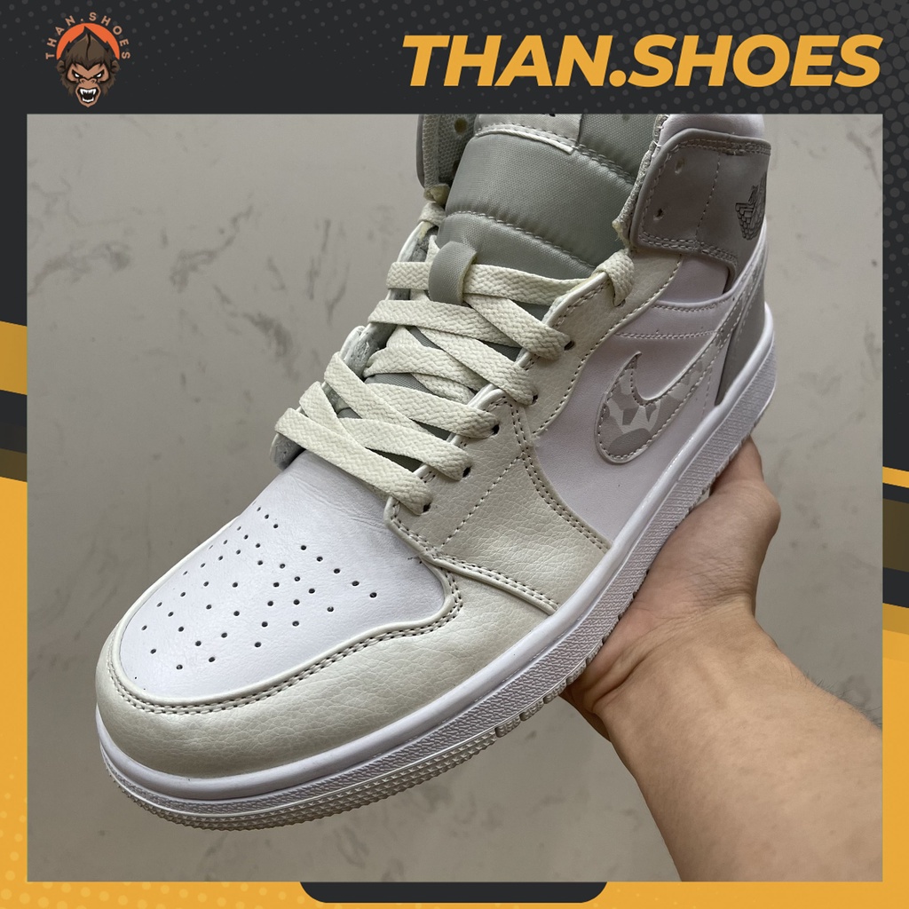 Giày JD1 Mid Camo, JD1 Cao Camo - Than.Shoes