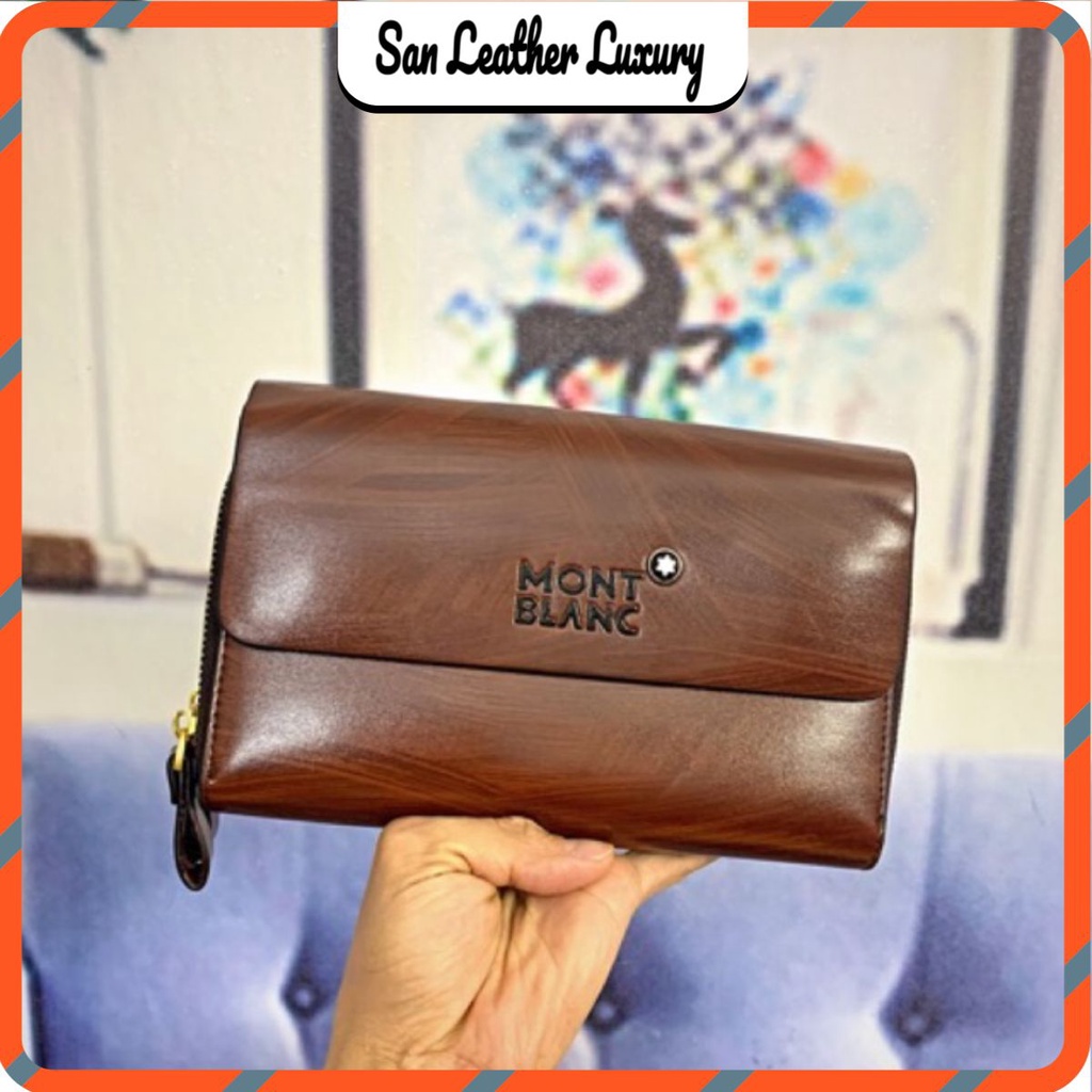 Ví cầm tay Nam hàng cao cấp 💎 FREESHIP 💎 Mẫu 2 khoá 2019