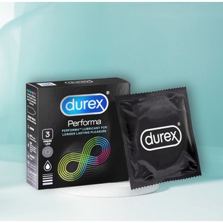 Bao cao su Durex Performa kéo dài thời gian, size 52mm- hộp 3 bao