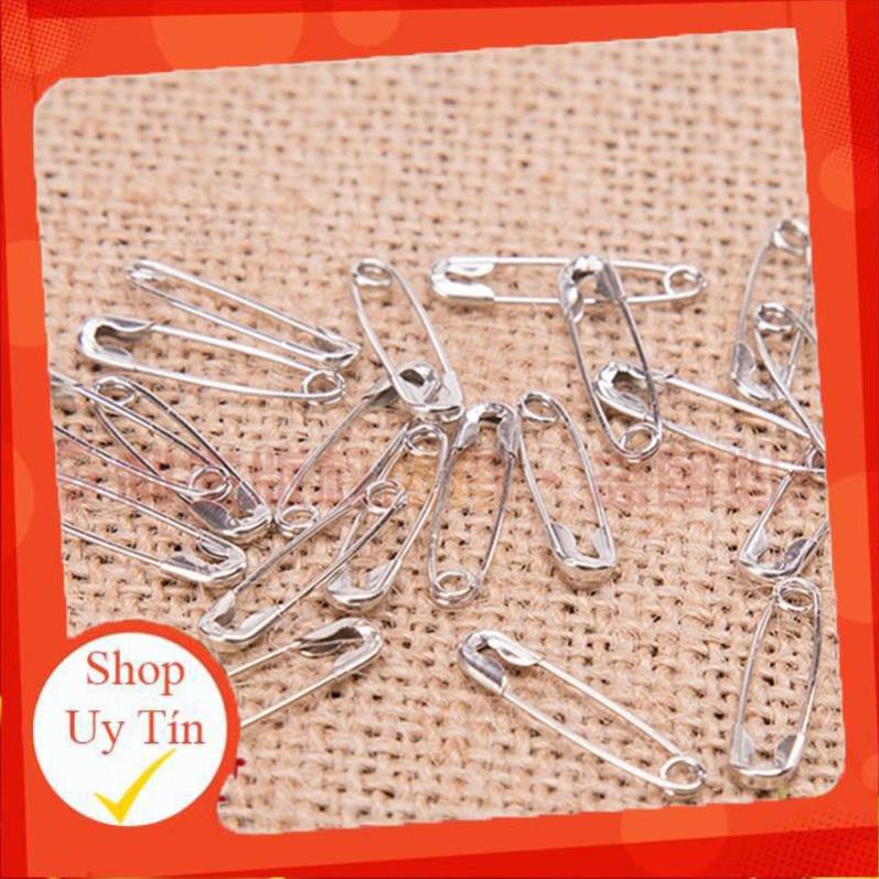 . Sỉ 100 cái kim tây/ kim băng mạ vàng loại nhỏ (2cm) .