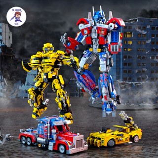 Đồ Chơi Lắp Ráp Mô Hình Robot Người Máy Biến Hình Optimus Prime / Bumblebee Transformers Siêu Xe Đại Chiến