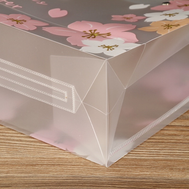 Túi Đựng Quà Tặng Nhựa PP Trong Hình Hoa Anh Đào