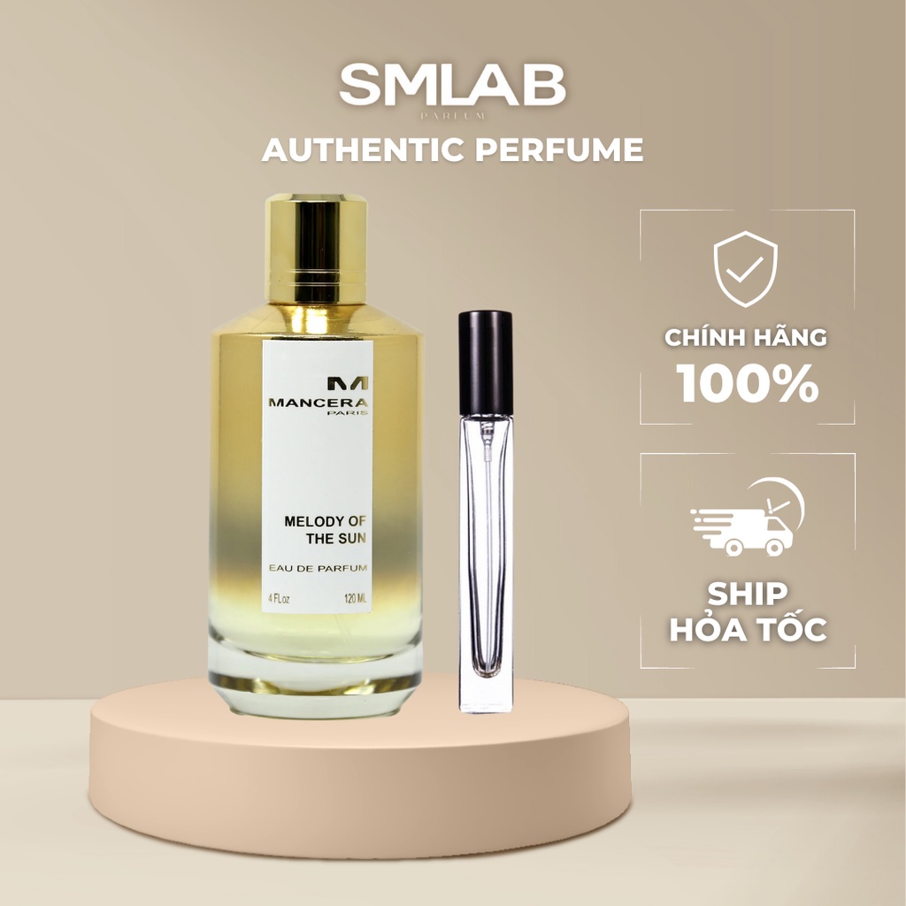 Nước hoa unisex MANCERA MELODY OF THE SUN - dung tích 10ml ⚡HÀNG CHÍNH HÃNG⚡