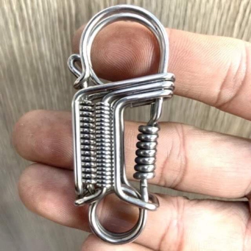 Móc khoá thủ công inox 304 thông thường