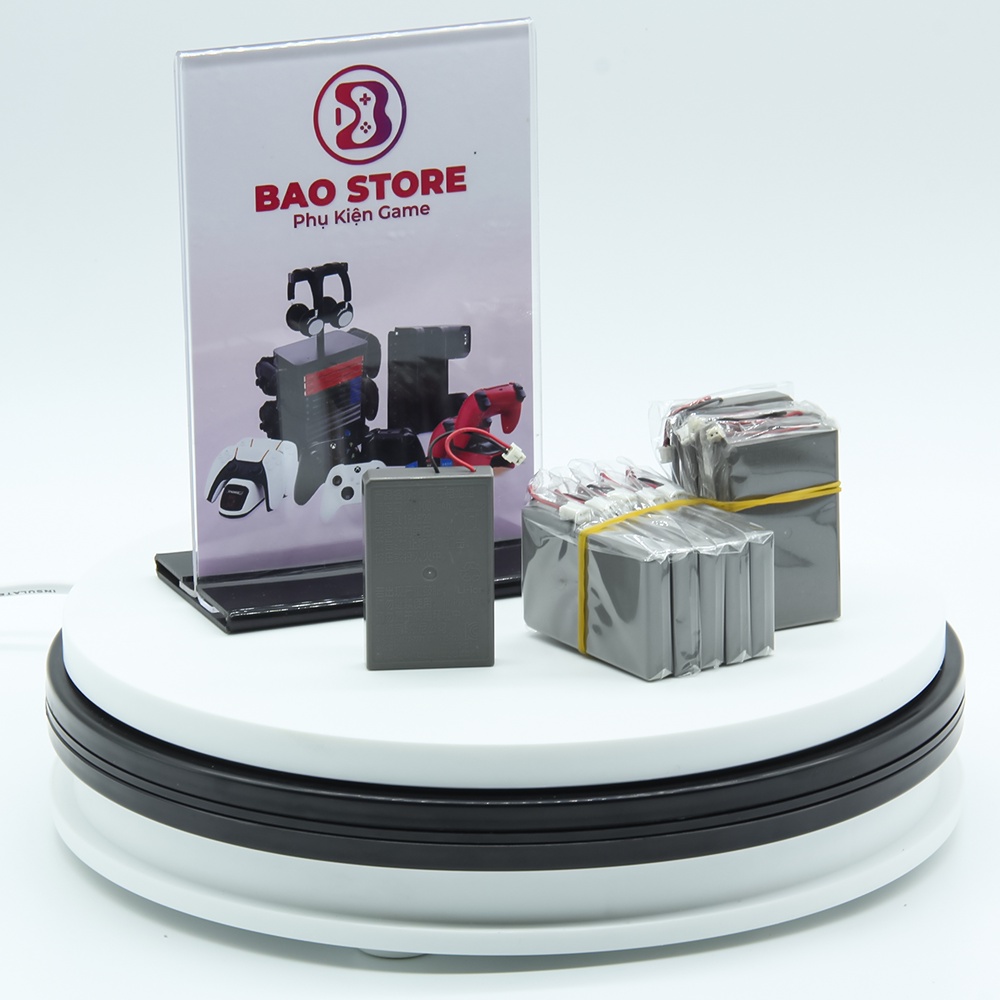 Pin Luckyx cho tay cầm chơi game Ps4 kèm cáp sạc Usb l 3.7v 2000mah