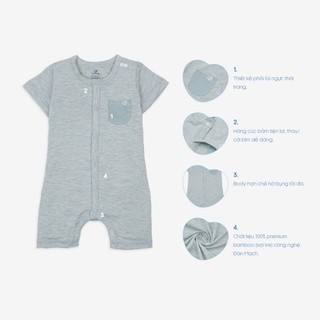 Body cộc tay cúc giữa Bu