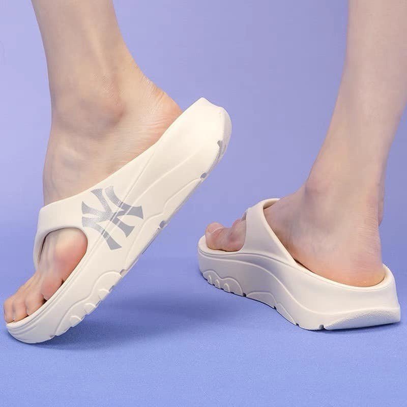 Dép xỏ ngón nữ NY unisex đế cao 5cm, dép kẹp nữ đúc nguyên khối thời trang mẫu mới năm nay