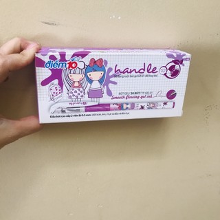 10 Bút gel TÍM Handle Điểm 10 𝑻- 𝑳𝒐𝒏𝒈 TP-GEL01(vpp huyphat)