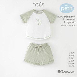 Bộ cộc tay cho bé dưới 3 tuổi [ NOUS 2023 ]