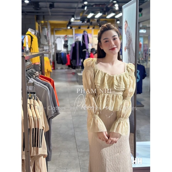Áo Tơ Bèo Tay Loe Phạm Nhi