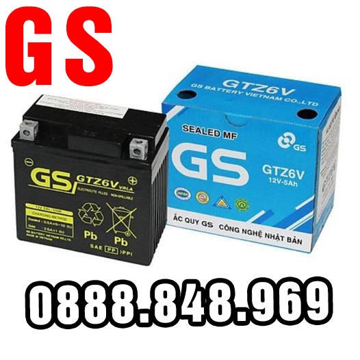 Ắc quy khô GS GTZ6V