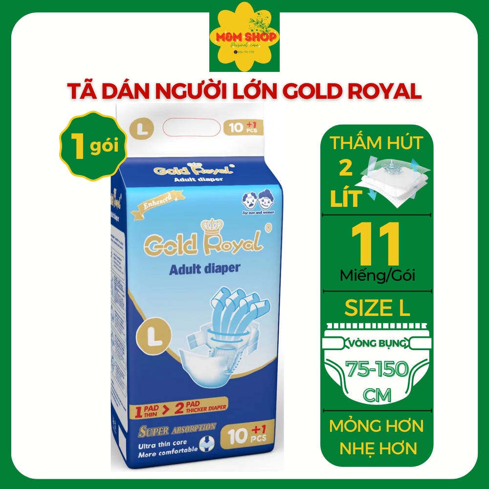 [Deal hot] TÃ DÁN NGƯỜI LỚN CANNY SIZE M/L 10 MIẾNG/GÓI siêu mềm, siêu thấm hút vòng bụng 68-122cm