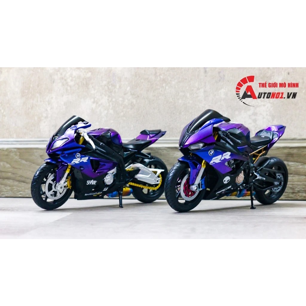 Mô hình xe độ Bmw S1000rr Galaxy 1:12 Autono1 D224F