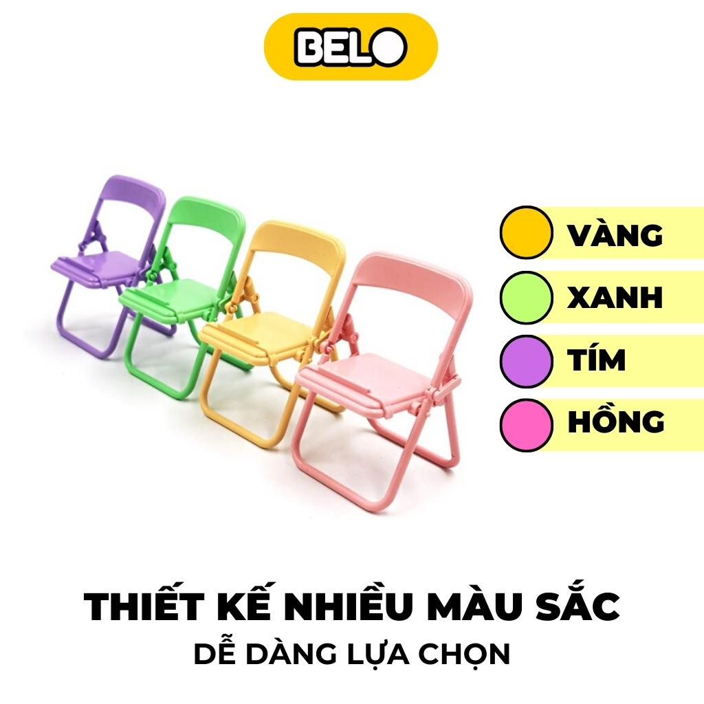 Giá đỡ điện thoại hình chiếc ghế nhiều màu sắc dễ thương – belo