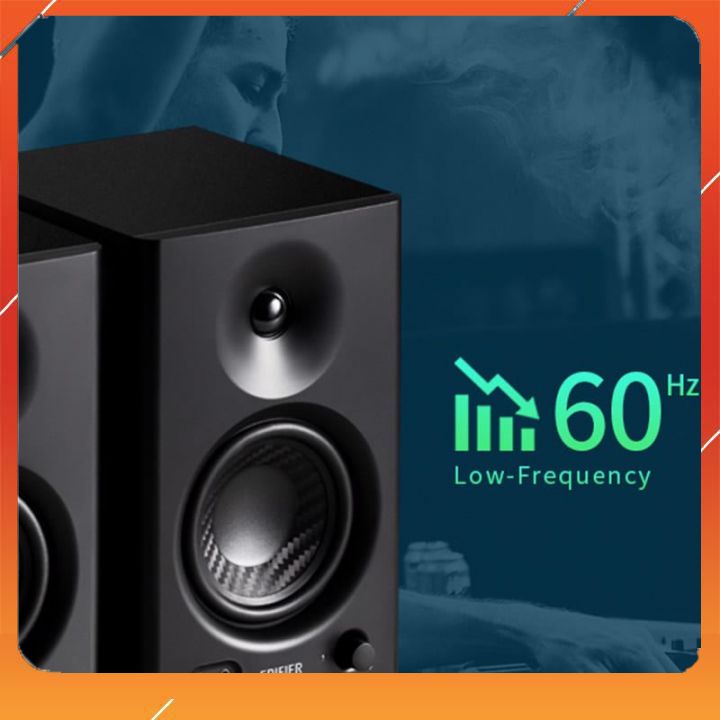 Edifier MR4 - Loa Kiểm Âm Công Suất 42W, Kết Nối TRS/RCA/AUX Cho Phòng Thu