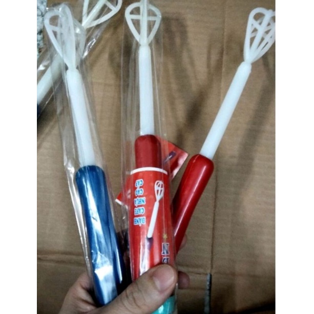 Que sục tạo bọt cafe dagona cafe sữa bằng nhựa nhiều màu ngẫu nhiên