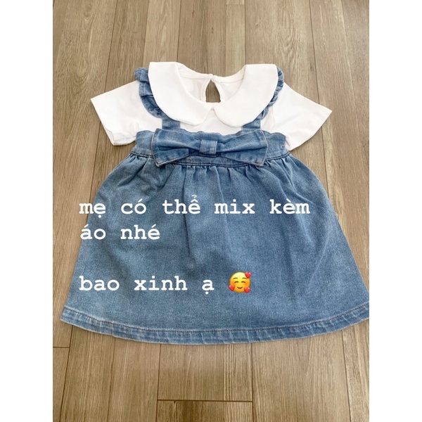 Đầm nơ Nextt bò dư xịn mềm mịn siêu xinh sz 1-6y