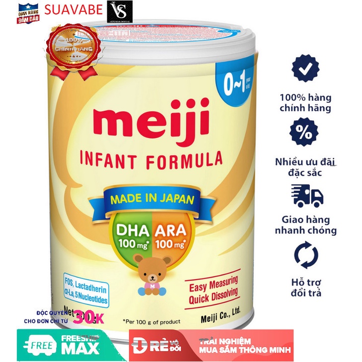 Sữa Meiji Infant formula 800g - chính hãng