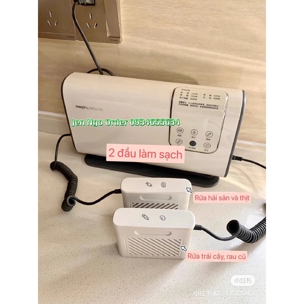 Khử khuẩn thực phẩm ozon bằng máy Morphy richards- Model MR2061