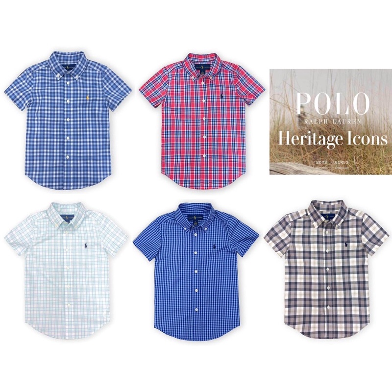 Áo sơ mi cộc tay bé trai, Polo