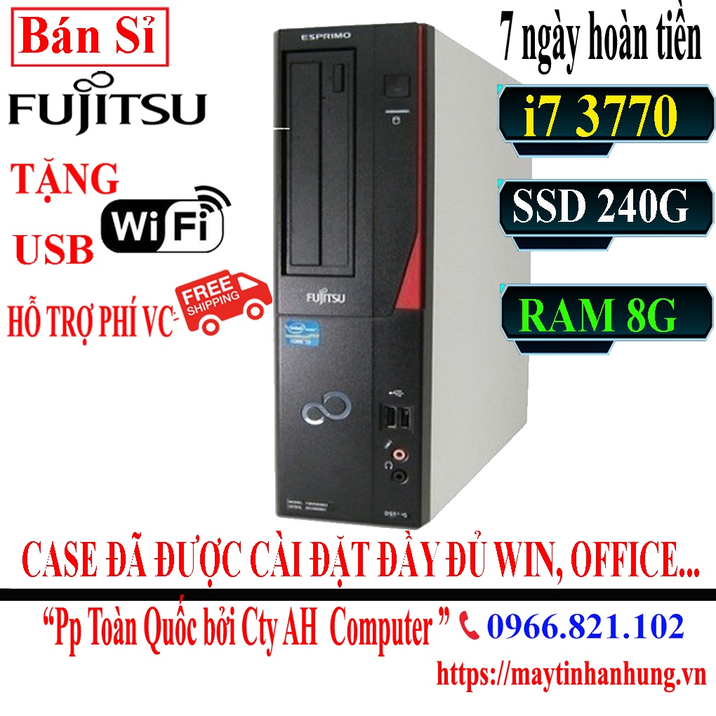 Máy tính Đồng Bộ Fujitsu (Japan) intel Core i7 hàng nhập khẩu NHẬT - Tặng kèm usb wifi