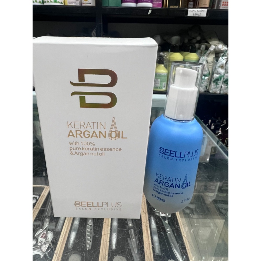 Tinh dầu dưỡng tóc BEELL PLUS KERATIN ARGAN OIL 80ml