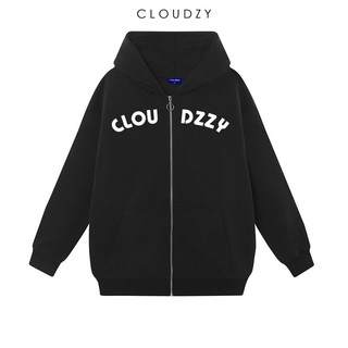 Áo khoác hoodie zip local brand nam nữ unisex cặp đôi nỉ ngoại cotton form rộng có CLOUDZY ORIGINAL