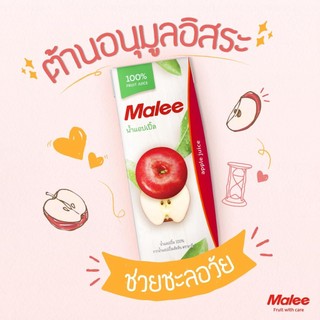 Nước Ép Táo Malee 200ml - Nhập Khẩu Thái Lan | Malee 100% Apple Juice 200ml