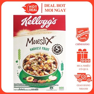 Bánh Ăn Sáng Ngũ Cốc Kellogg's Mueslix Harvest Fruit 375G