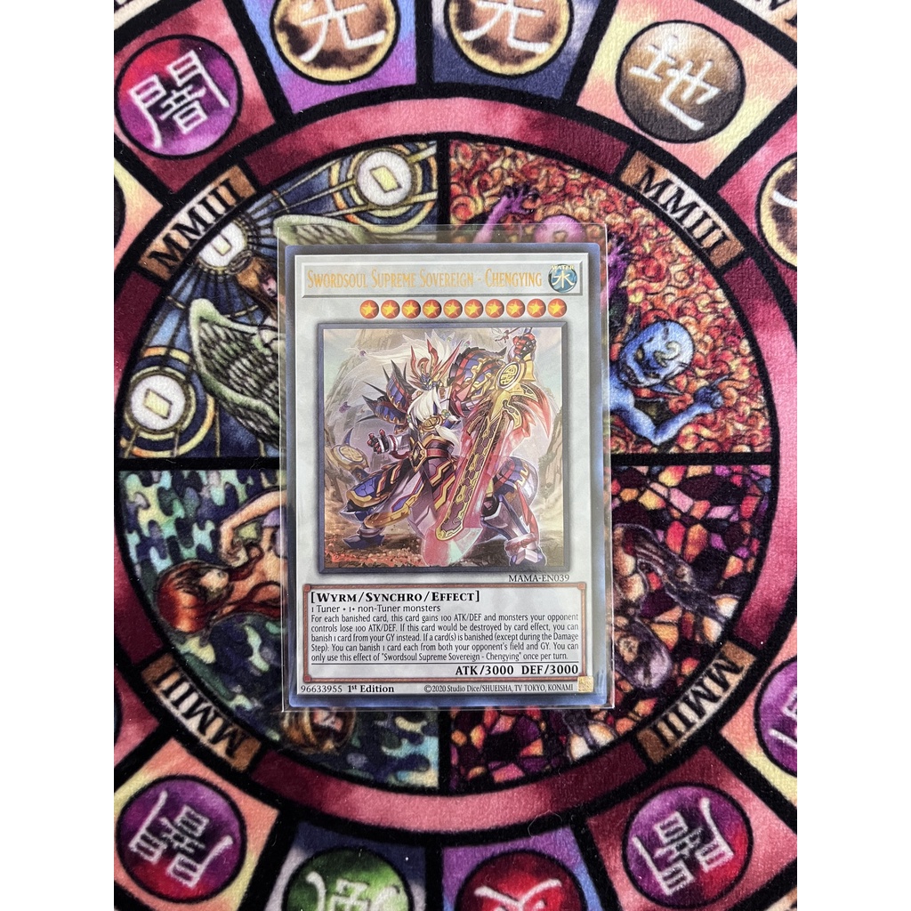 Thẻ bài Yugioh!: Swordsoul Supreme Sovereign - Chengying - MAMA-EN039 - Ultra Rare 1st Edition